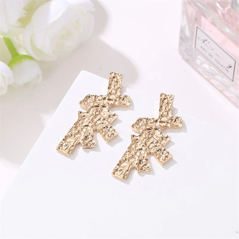 Bohemian Fashion Irregular Vintage Earrings - Image 2