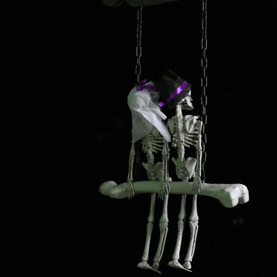 Halloween Bride And Groom Welcome Door Plate Pendant - Image 2