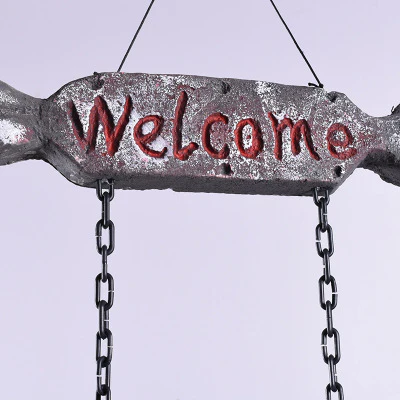 Halloween Bride And Groom Welcome Door Plate Pendant - Image 5