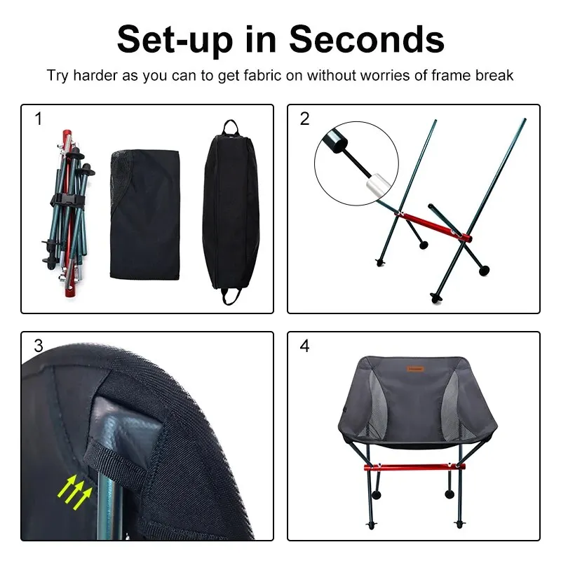 Camping Fishing Folding Chair - Image 6