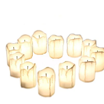LED Electronic Candle Tears Candle (12 Pack) - Image 3