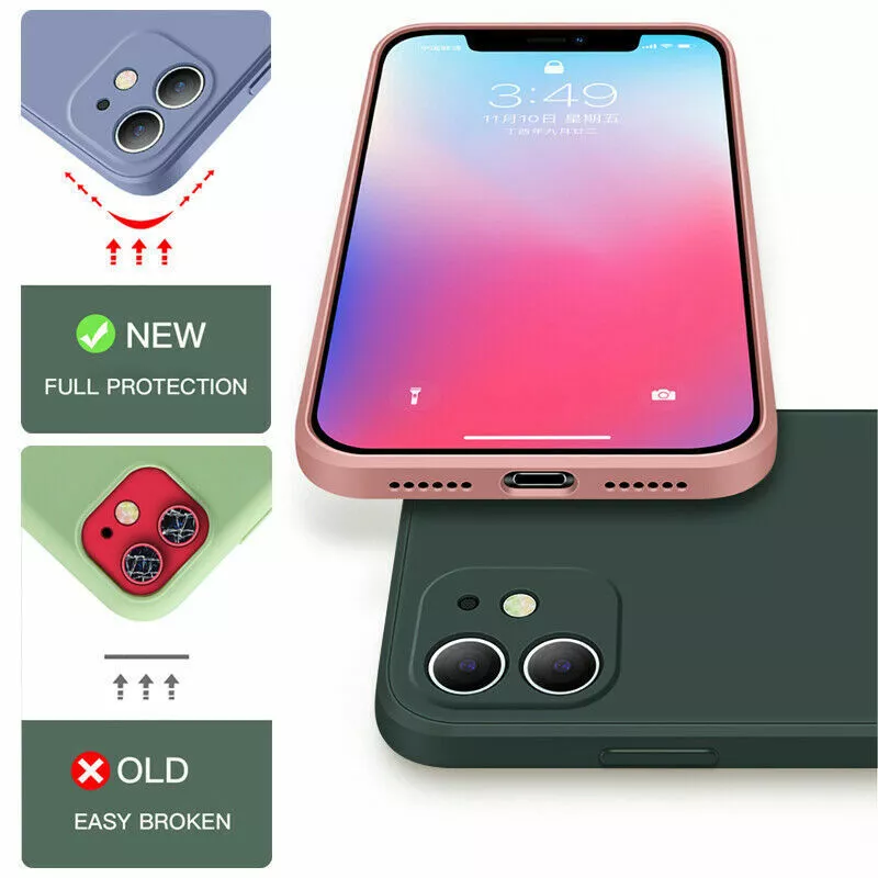 Case For iPhone 16 15 14 Pro Max Plus 13 11 12 Shockproof Cover Silicone - Image 5
