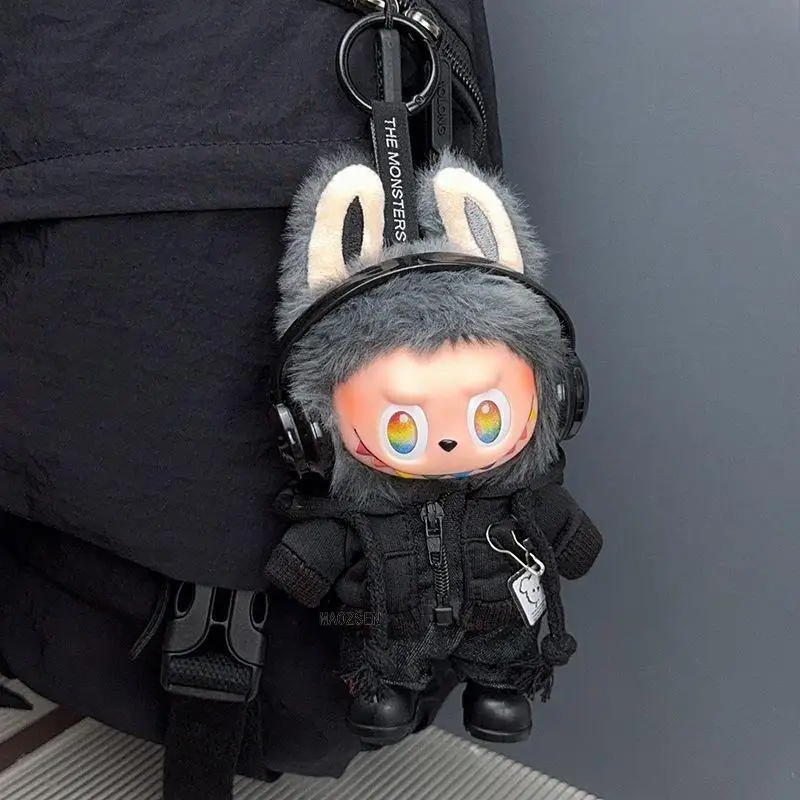 Casual Hoodie Outfit for 17cm Labubu Doll – Fashion Sweatshirt Jacket - Image 3