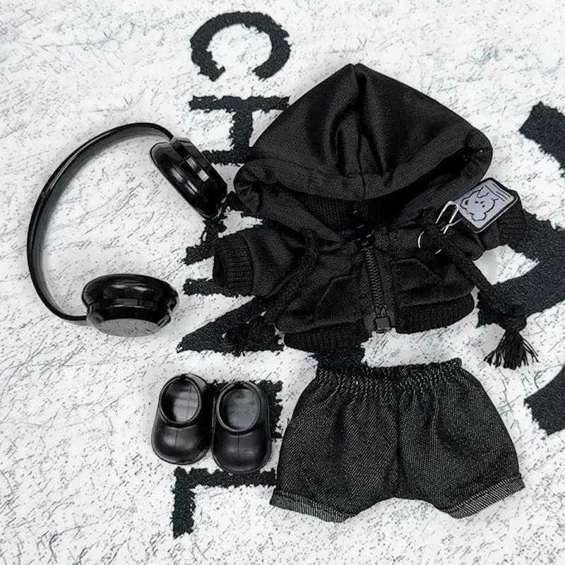Casual Hoodie Outfit for 17cm Labubu Doll – Fashion Sweatshirt Jacket - Image 6