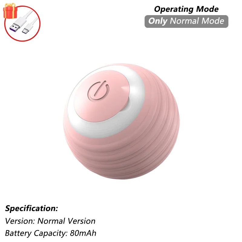 Cat Interactive Smart Ball Toy – Rechargeable Rolling Ball with Tail, Obstacle Avoidance & LED Modes - Image 12