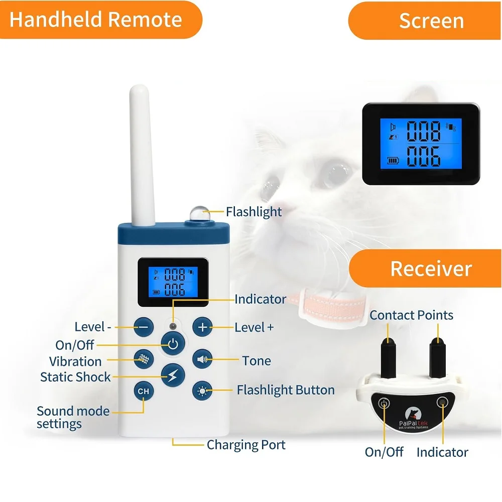 Cat Training Collar with Remote - Image 2