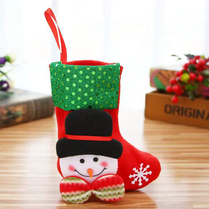 Christmas Decorations Christmas Stocking Pendant Christmas Stocking Gift Bag Hanging Piece - Image 8