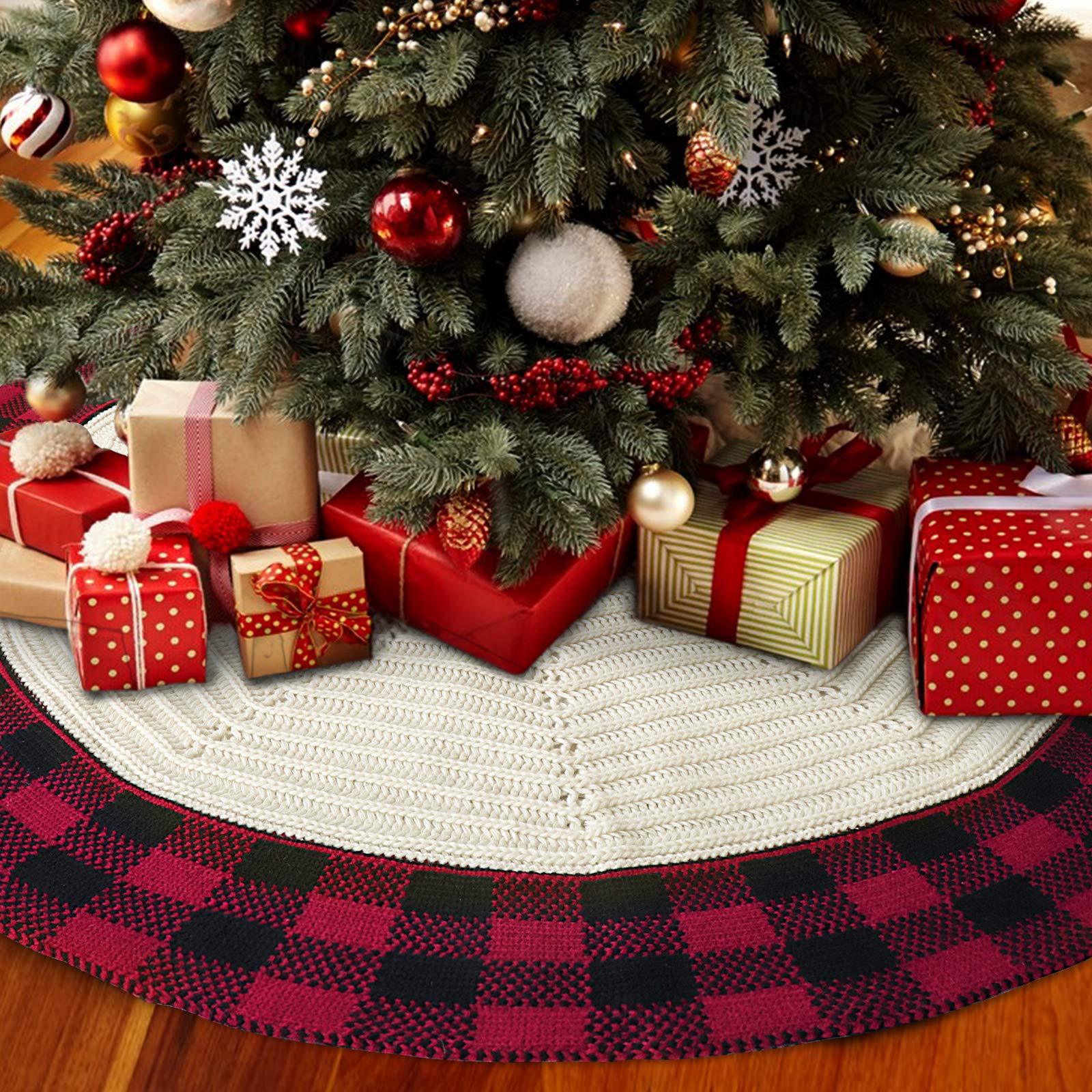 Christmas Decorative Knitted Tree Skirt - Image 5