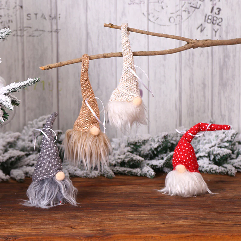Christmas Forester Gnome LED Doll Light Tree Decoration Hanging Pendant - Image 5