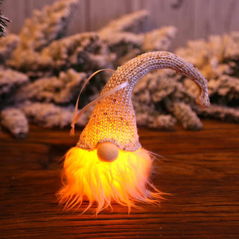 Christmas Forester Gnome LED Doll Light Tree Decoration Hanging Pendant - Image 6