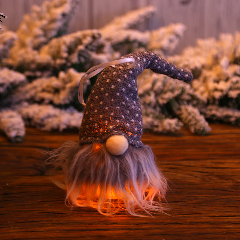 Christmas Forester Gnome LED Doll Light Tree Decoration Hanging Pendant - Image 8
