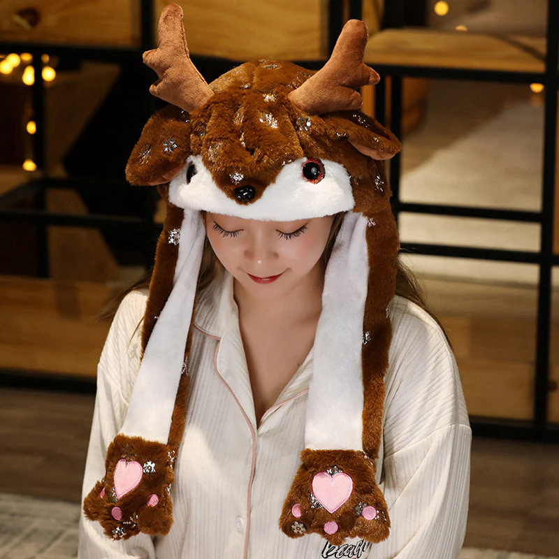 Christmas Gift Hat Elk Headgear - Image 4