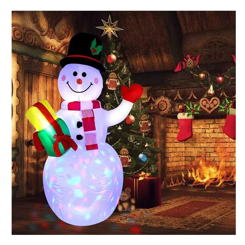 Christmas Inflatable Santa Decoration with LED Lights - Image 11