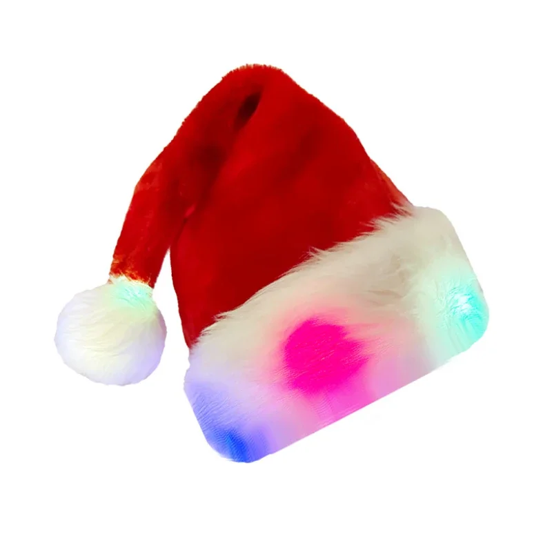 Christmas LED Light Up Santa Hat - Image 7