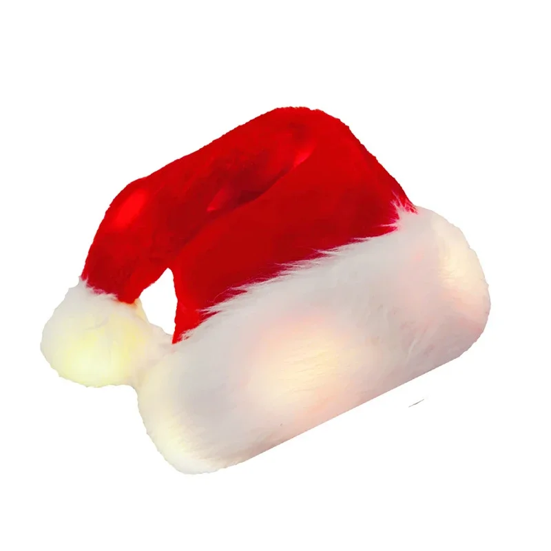 Christmas LED Light Up Santa Hat - Image 8