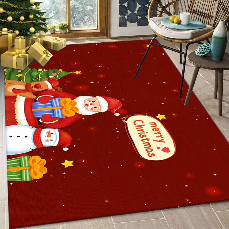 Christmas Living Room Decorative Floor Mat /Tree Skirt Door Mat Carpet - Image 10