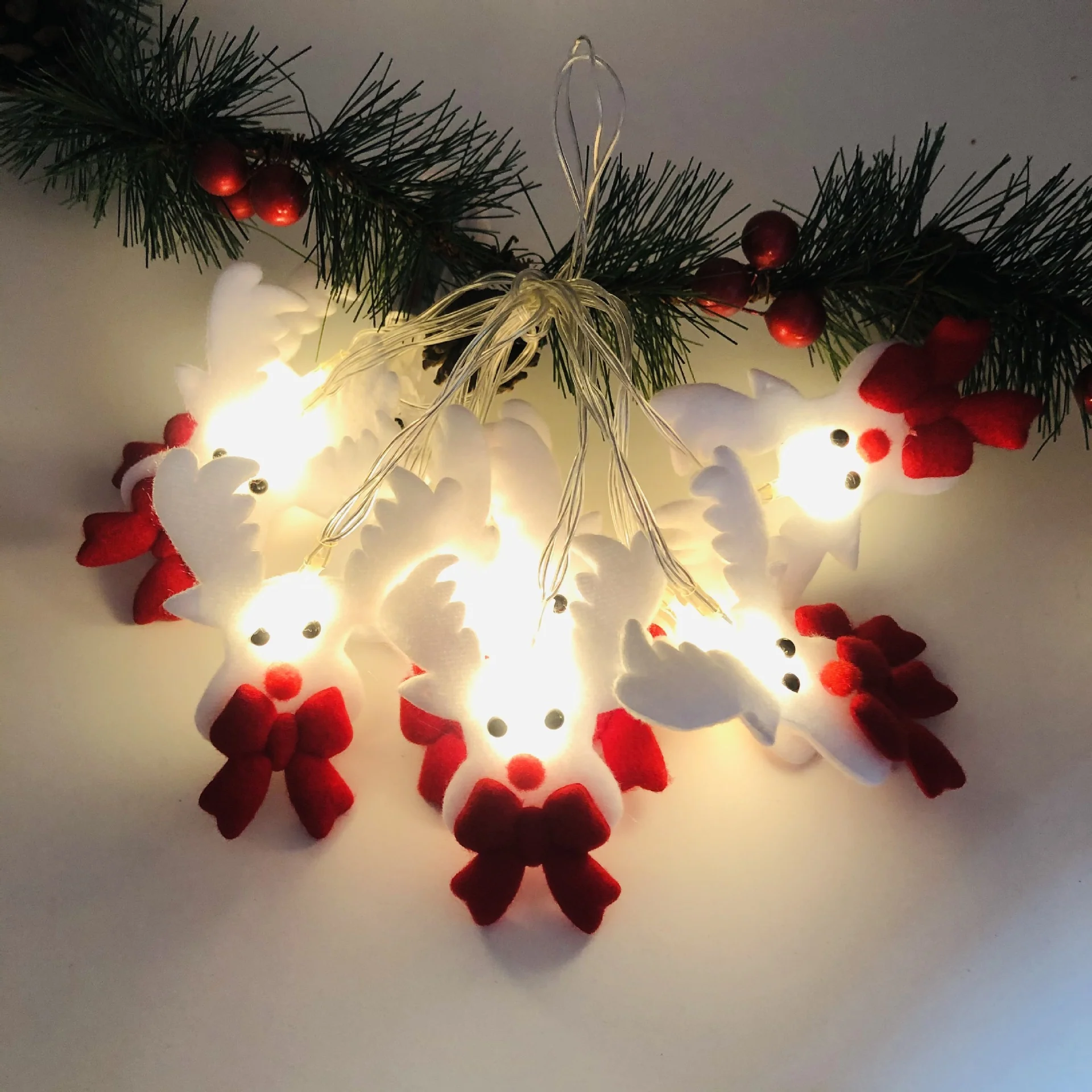 Christmas Snowman LED Light String Elk - Image 4