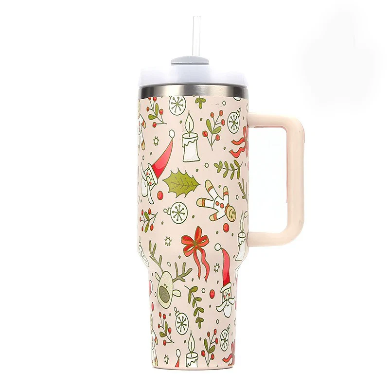 Christmas Stainless Steel Thermos Bottle – 40oz Insulated Travel Tumbler - Image 11