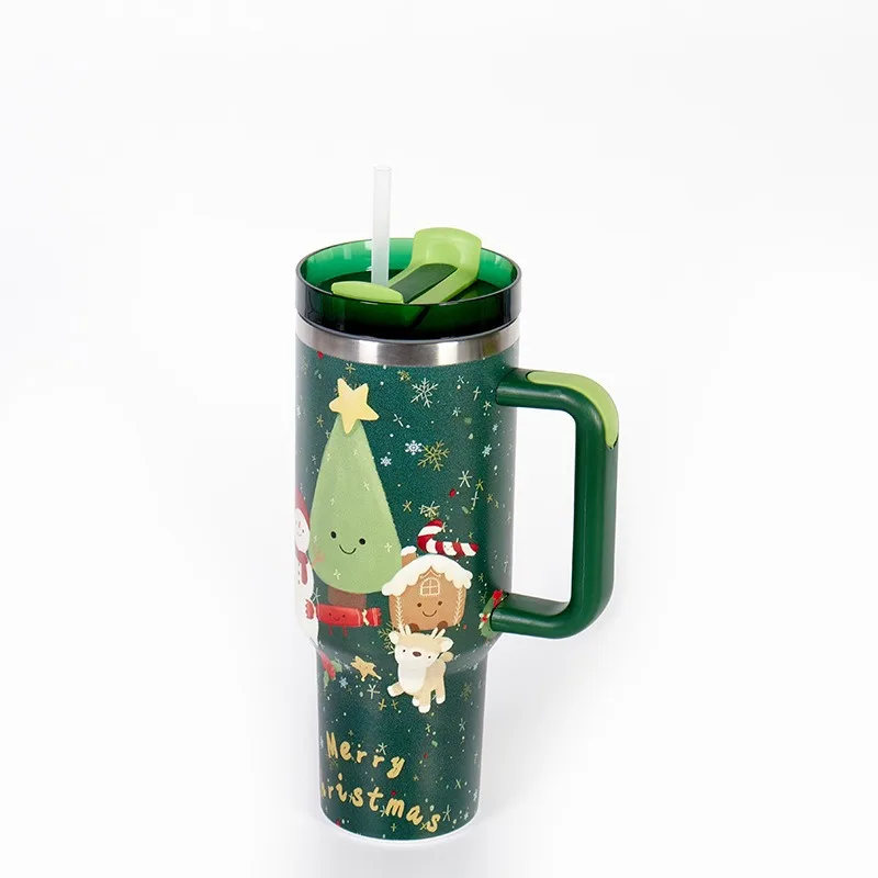 Christmas Stainless Steel Thermos Bottle – 40oz Insulated Travel Tumbler - Image 12