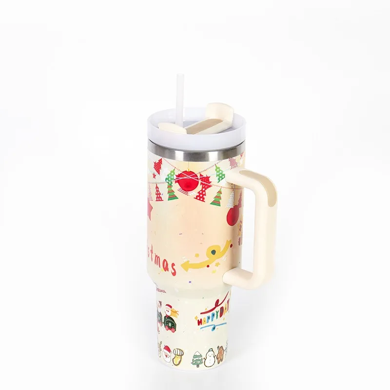 Christmas Stainless Steel Thermos Bottle – 40oz Insulated Travel Tumbler - Image 14