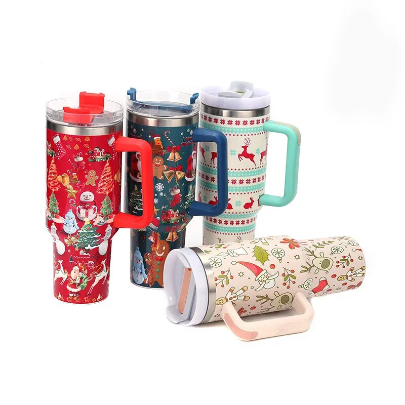 Christmas Stainless Steel Thermos Bottle – 40oz Insulated Travel Tumbler - Image 4