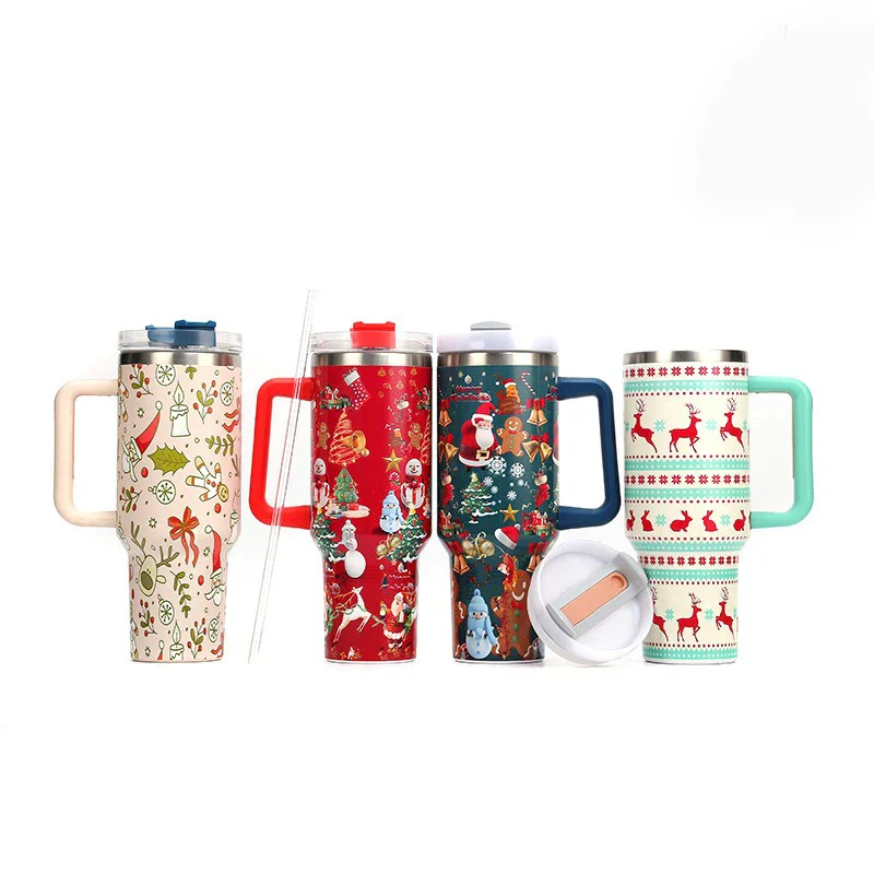 Christmas Stainless Steel Thermos Bottle – 40oz Insulated Travel Tumbler - Image 5