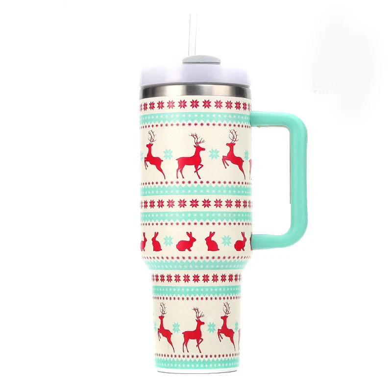 Christmas Stainless Steel Thermos Bottle – 40oz Insulated Travel Tumbler - Image 8