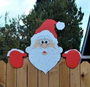 Christmas Themed Fence Garden Top Decoration - Image 18