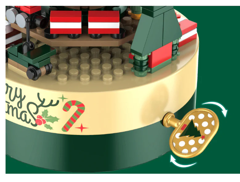 Christmas Tree Blocks Spin Music Box Blocks - Image 4