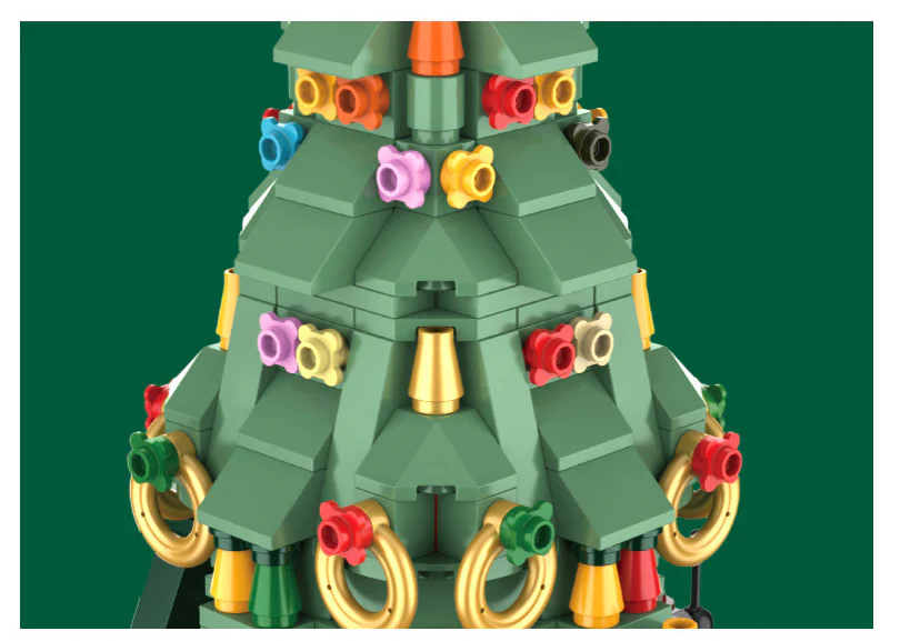 Christmas Tree Blocks Spin Music Box Blocks - Image 7