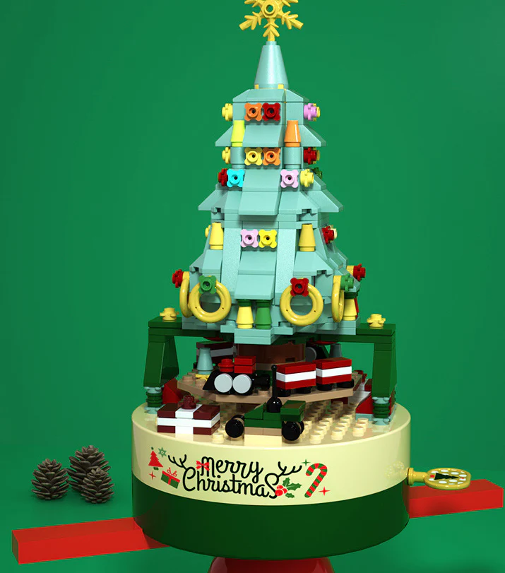 Christmas Tree Blocks Spin Music Box Blocks - Image 8