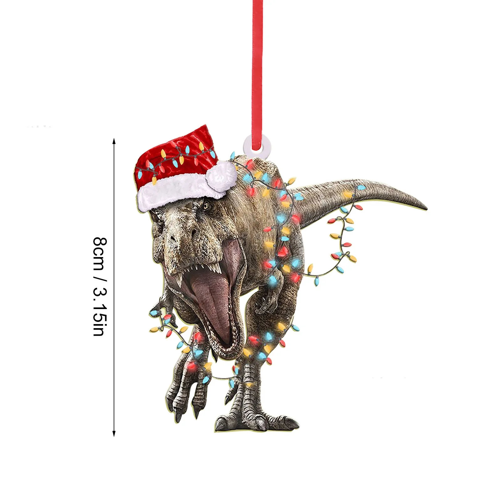 Christmas Tree Dinosaur Pendant Ornament - Image 10
