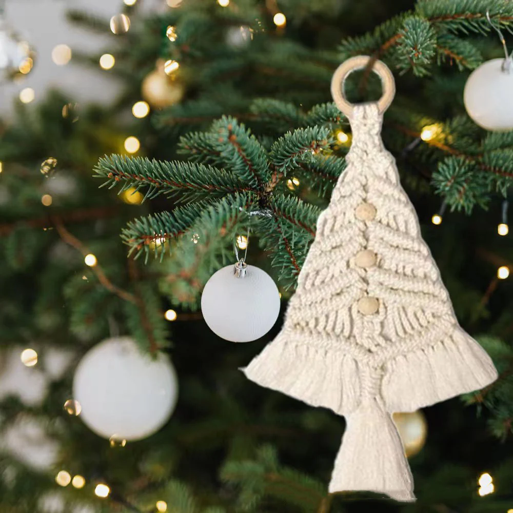 Christmas Tree Diy Material Package Handmade Cotton String Woven - Image 5