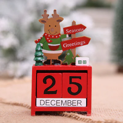 Christmas wooden calendar decoration - Image 5