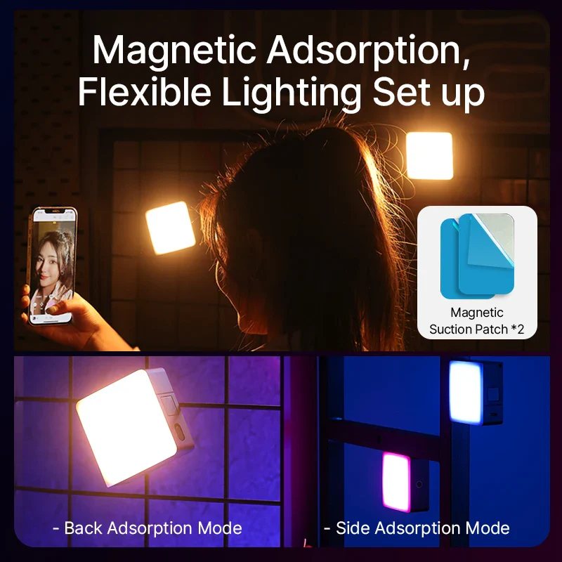 Colourful Ambience Video Light – Portable Fill Light for Cameras and Smartphones - Image 6