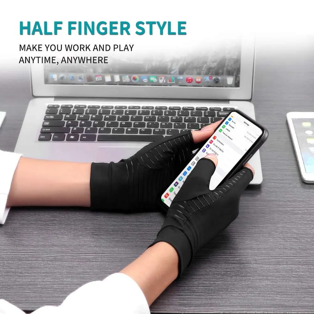 Copper-Infused Compression Arthritis Gloves - Image 3