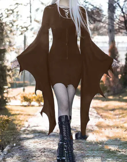 Cosplay Medieval Halloween Forest Elven Elf Pixie Costume For Women - Image 3