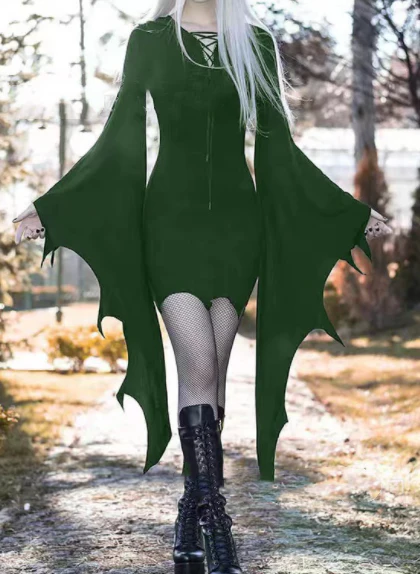 Cosplay Medieval Halloween Forest Elven Elf Pixie Costume For Women - Image 6