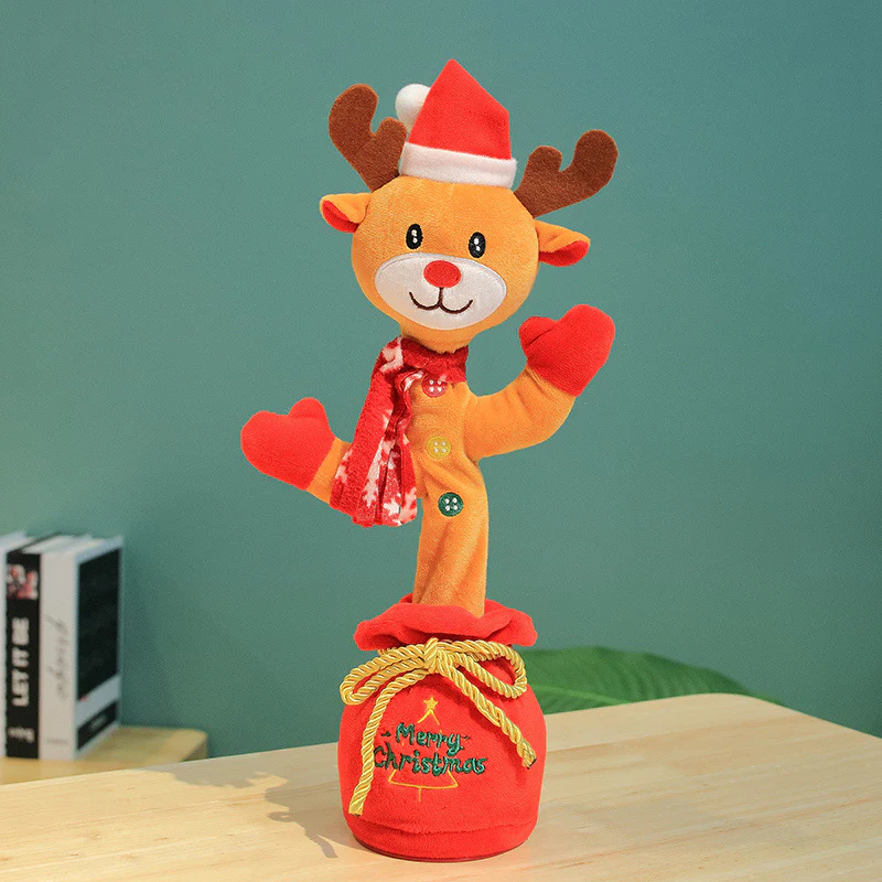Early Education Electronic Dancing Christmas Plush Toy (Dances, Records, Glows, Sings) - Image 15