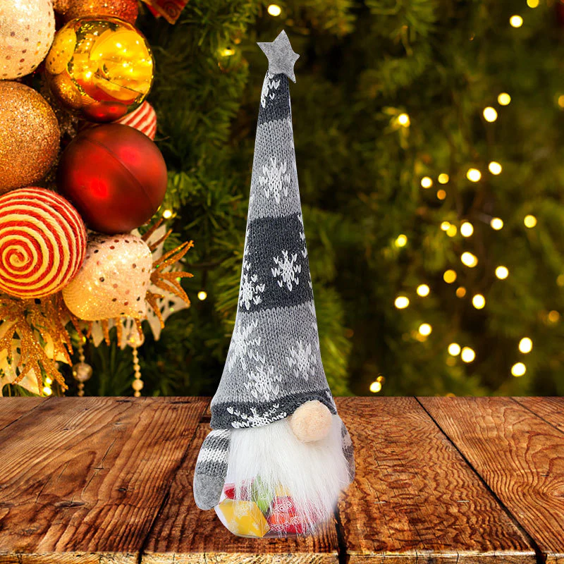 Desktop Children's Festive Christmas theme Decoration Doll Candy Jar Lid - Image 3