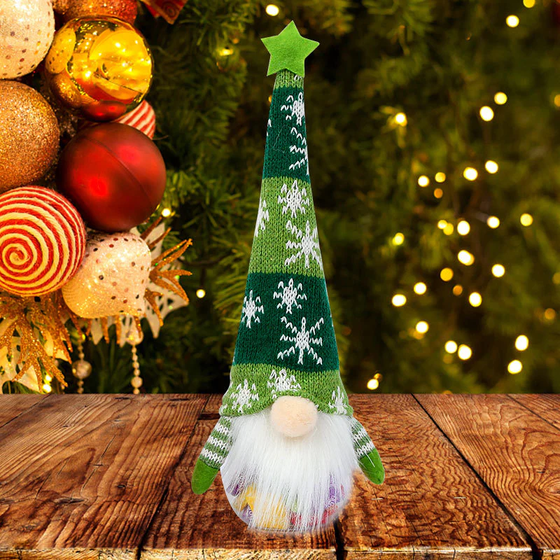 Desktop Children's Festive Christmas theme Decoration Doll Candy Jar Lid - Image 6