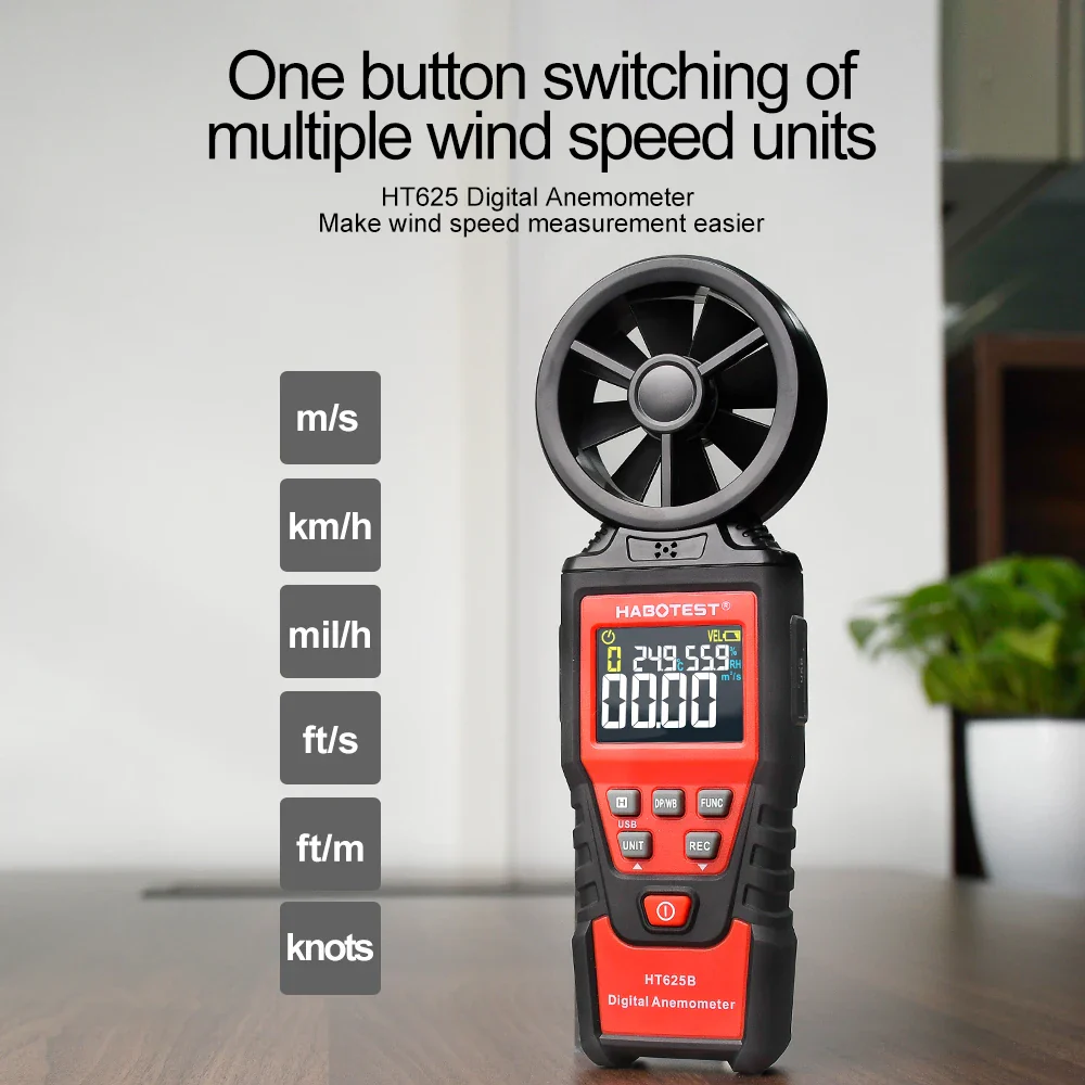 Digital Anemometer with LCD Backlight - Image 4