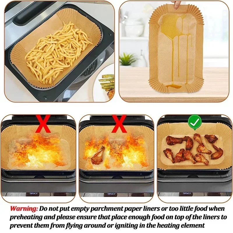 Disposable Air Fryer Paper Liners - Image 4