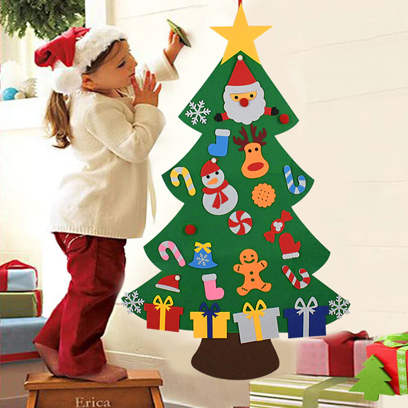 DIY Felt Christmas Tree Ornaments For Kids - Image 10