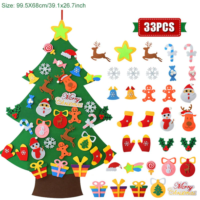 DIY Felt Christmas Tree Ornaments For Kids - Image 4