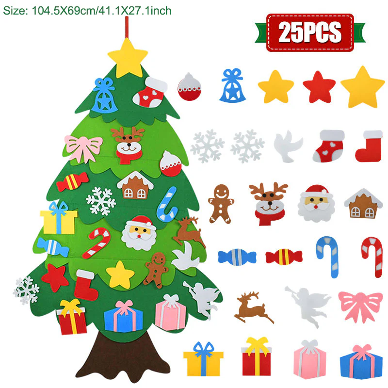 DIY Felt Christmas Tree Ornaments For Kids - Image 6