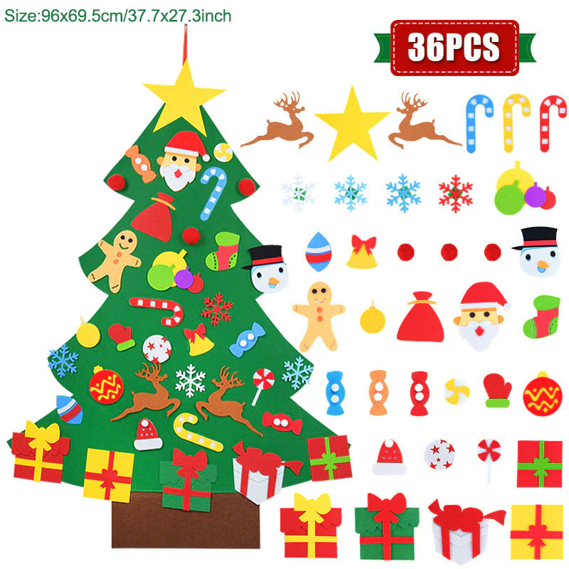 DIY Felt Christmas Tree Ornaments For Kids - Image 8