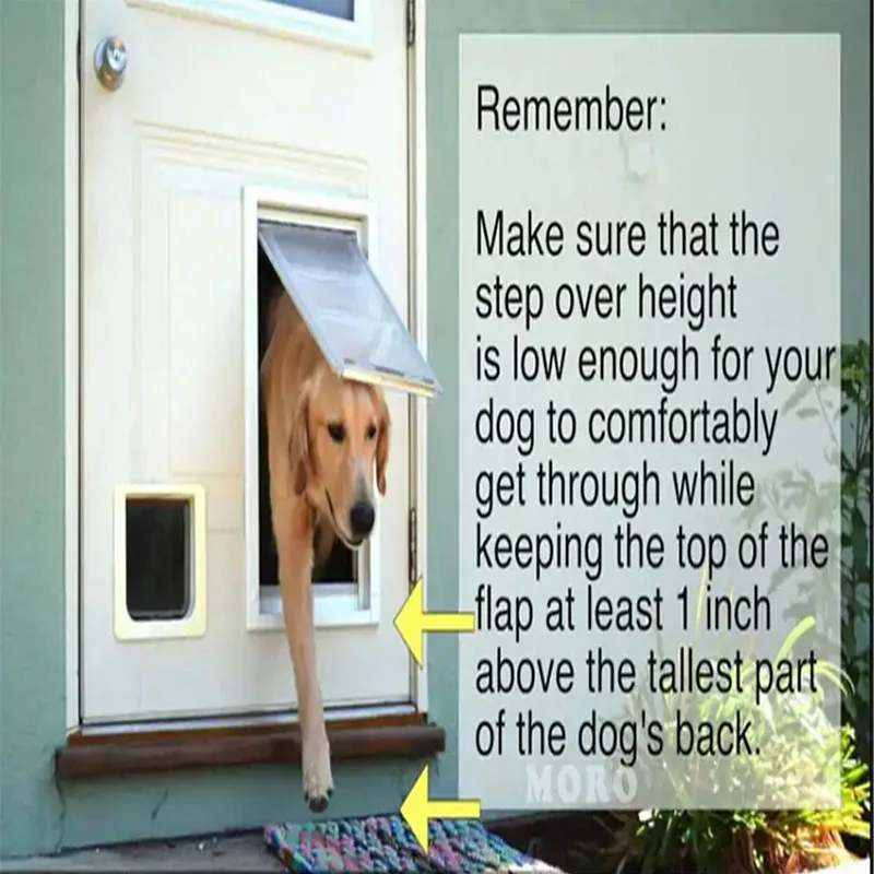 Dog and Cat Flap Door with Lockable Security for Pets - Image 3