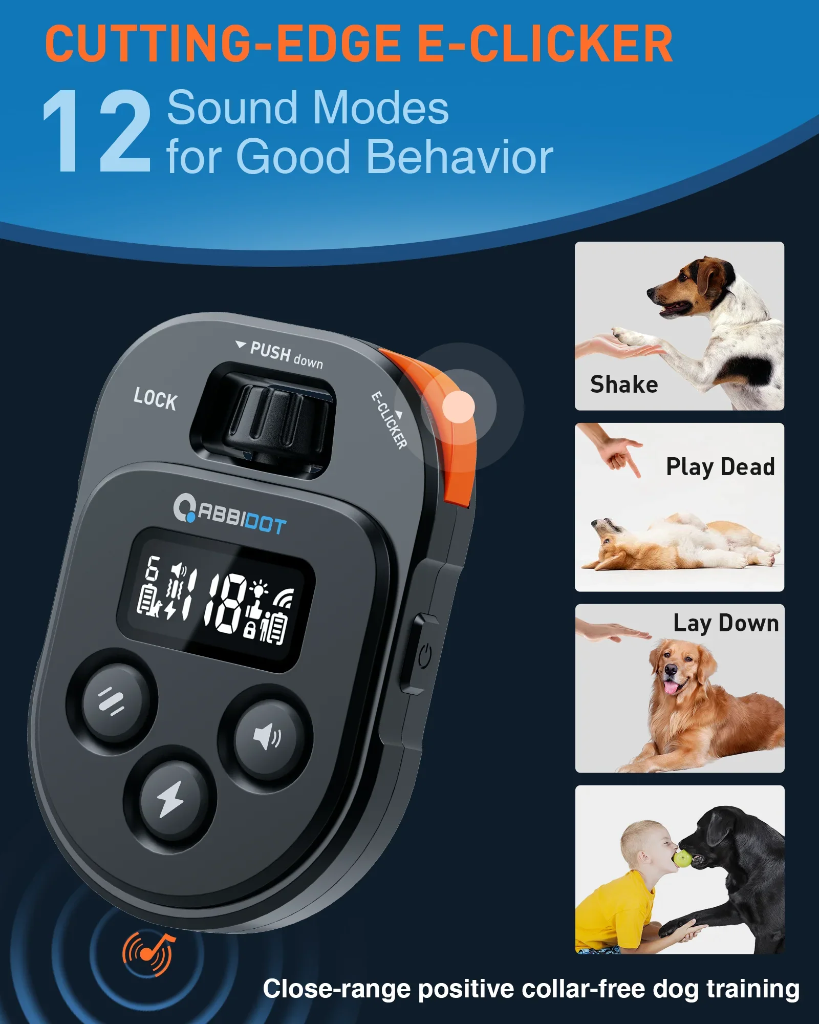 Dog Training Collar 2-in-1 Strap with E-Clicker - Image 4