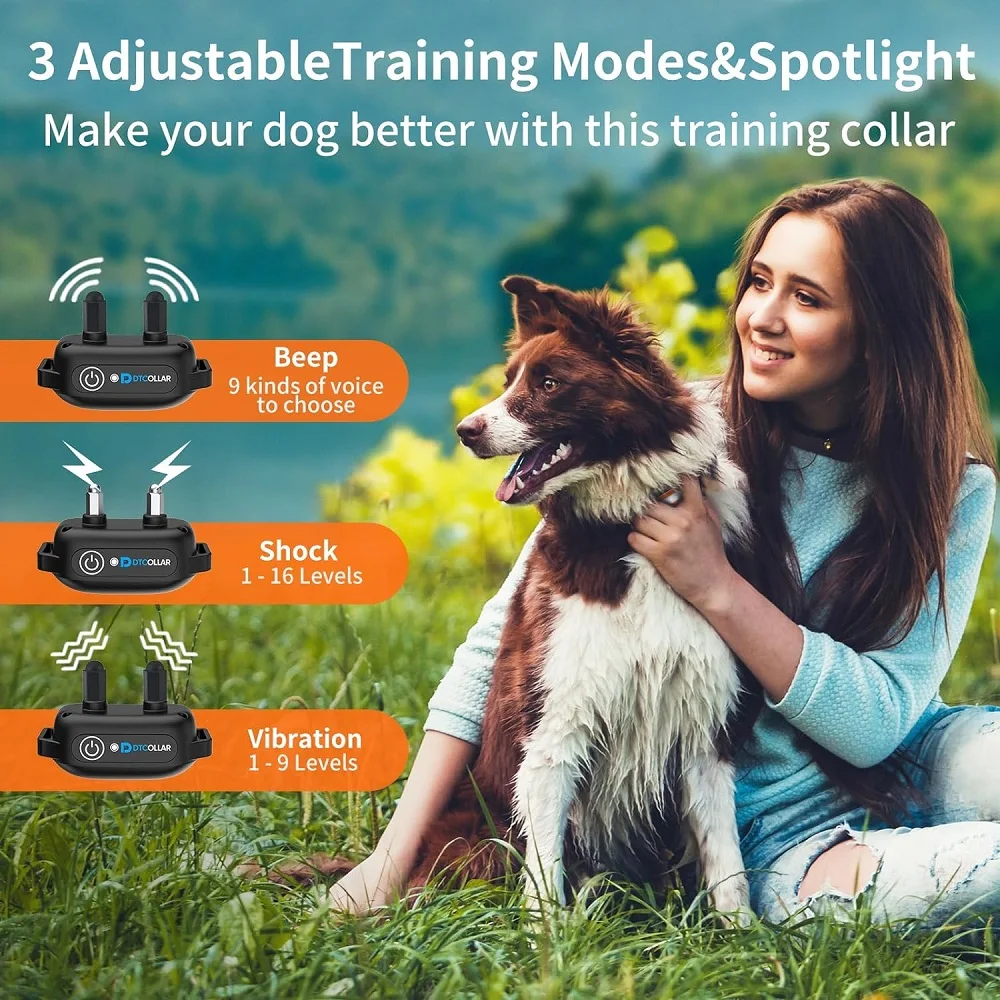Dog Training Collar with 3300ft Remote Control - Image 3